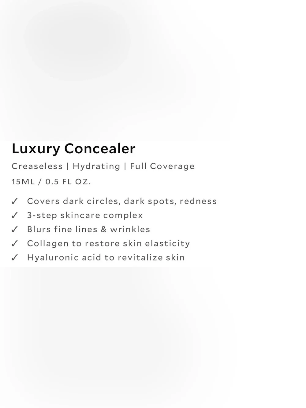 Fiere’ Cosmetics Luxury Concealer in LIGHT